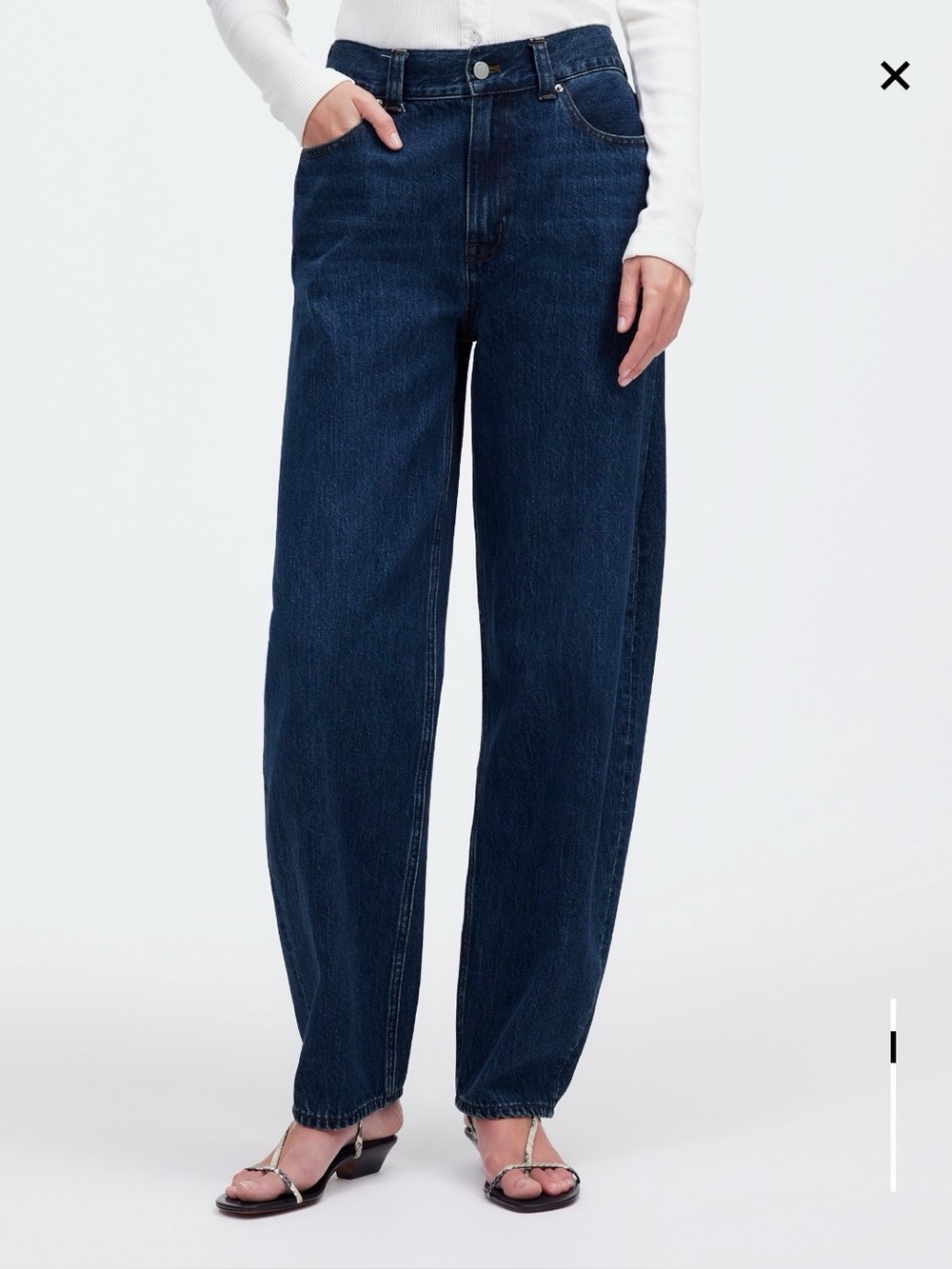 Madewell The Arc-leg Barrel Leg Jean
